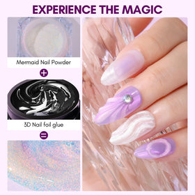 Shell and ripple effect made with Makartt showing sculpted dimensional look