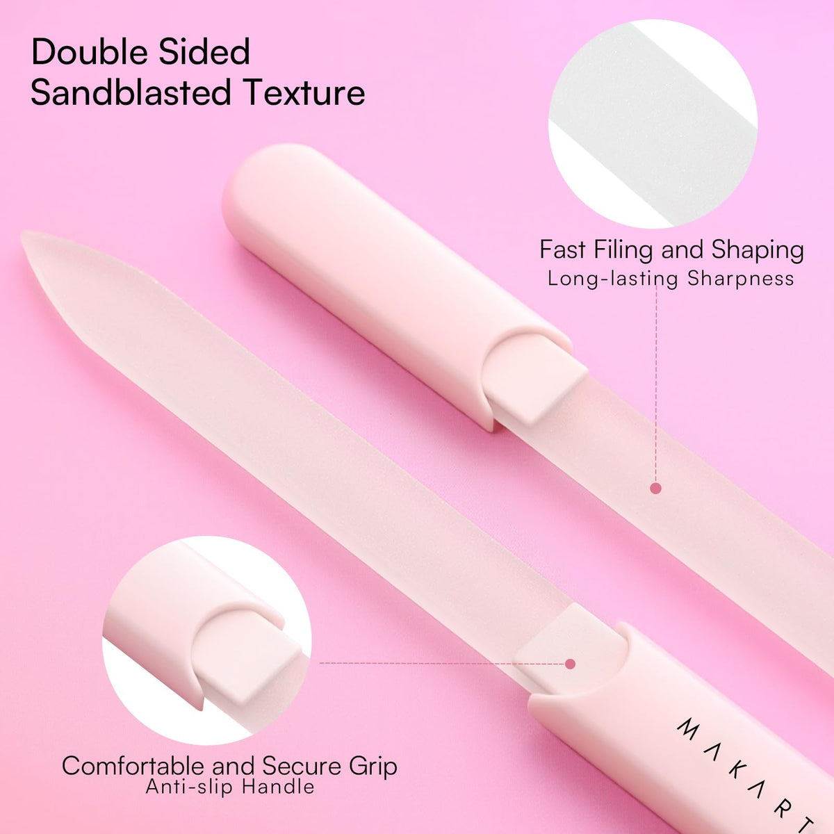 Makartt file held in hand demonstrating compact scale and comfortable grip for control