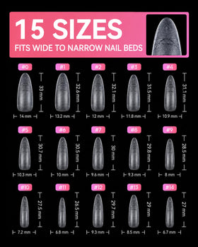Makartt tips applied as press-on nails demonstrating quick at-home manicure