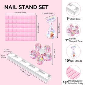 Makartt under LED lamp curing multiple mounted nails for even gel hardening
