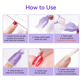 Makartt clips being rinsed to demonstrate easy cleaning and reuse