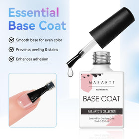Makartt wide brush applying smooth gel for even coverage and streak-free finish