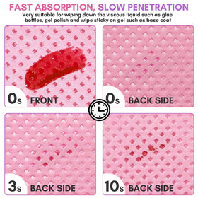 Makartt wipe removing eyelash glue showing gentle, clean adhesive cleanup
