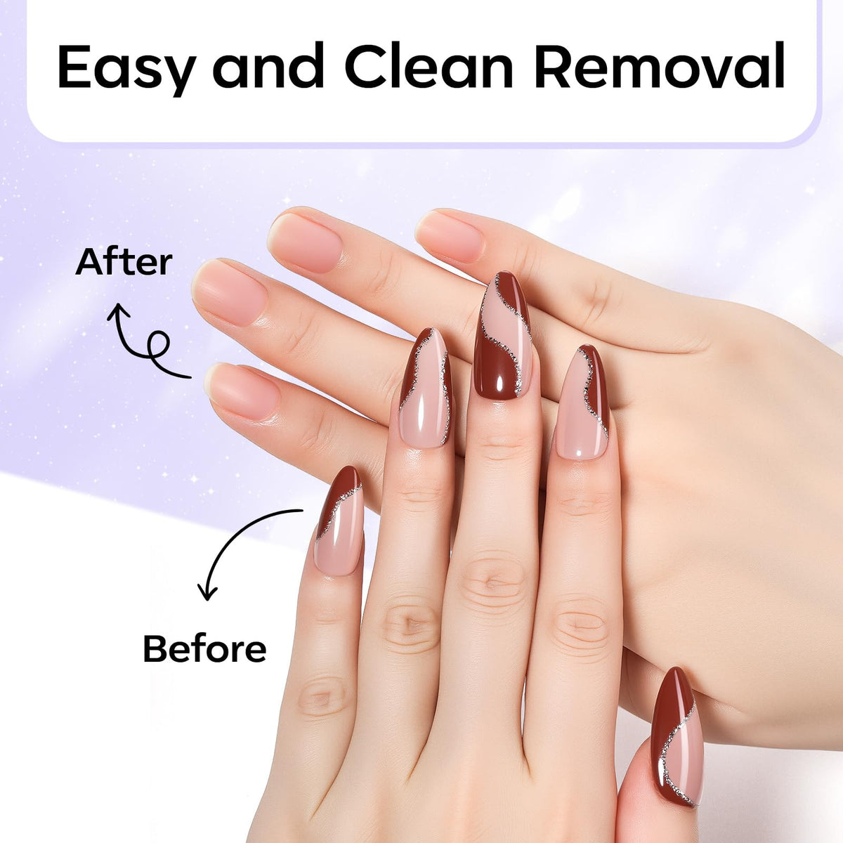 Makartt wooden sticks tools included for safe gentle lift and reduced nail damage