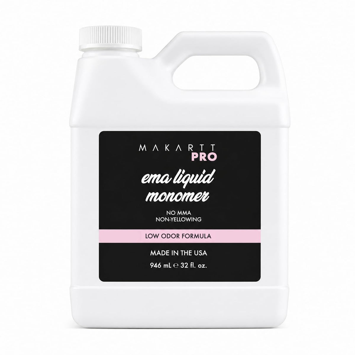 MakarttPro front label on 32 fl oz bottle showing professional monomer