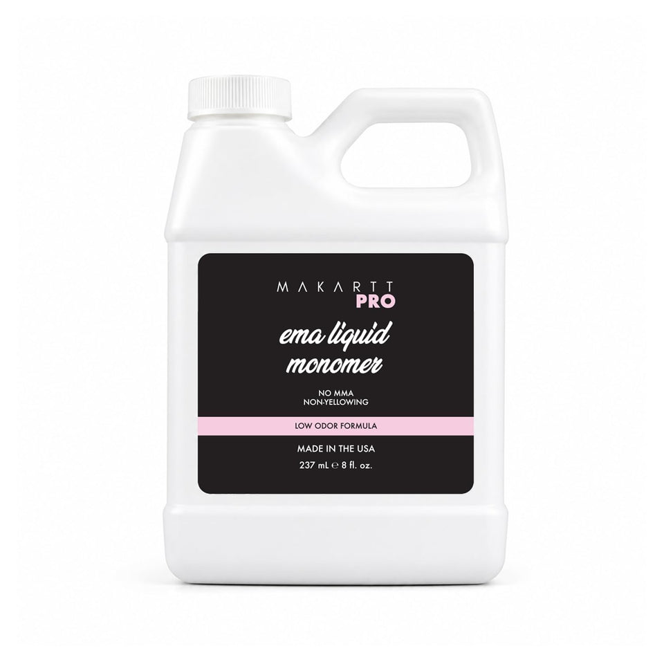 MakarttPro bottle front label showing product identity and professional finish benefit