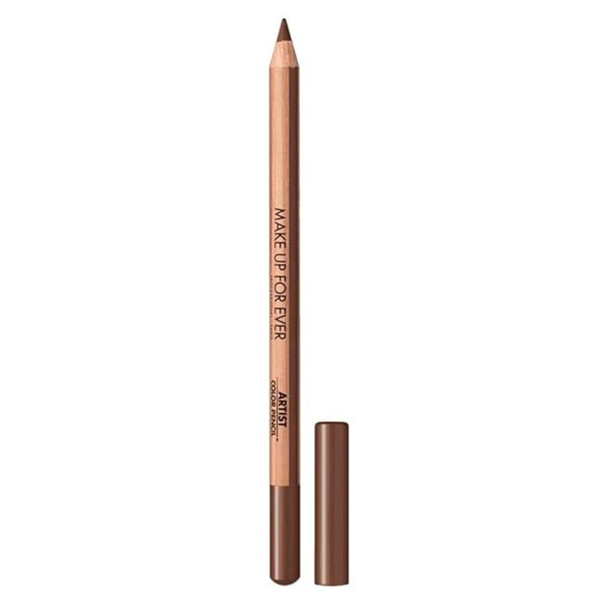 Make Up For Ever pencil applied along lash line demonstrating precise definition