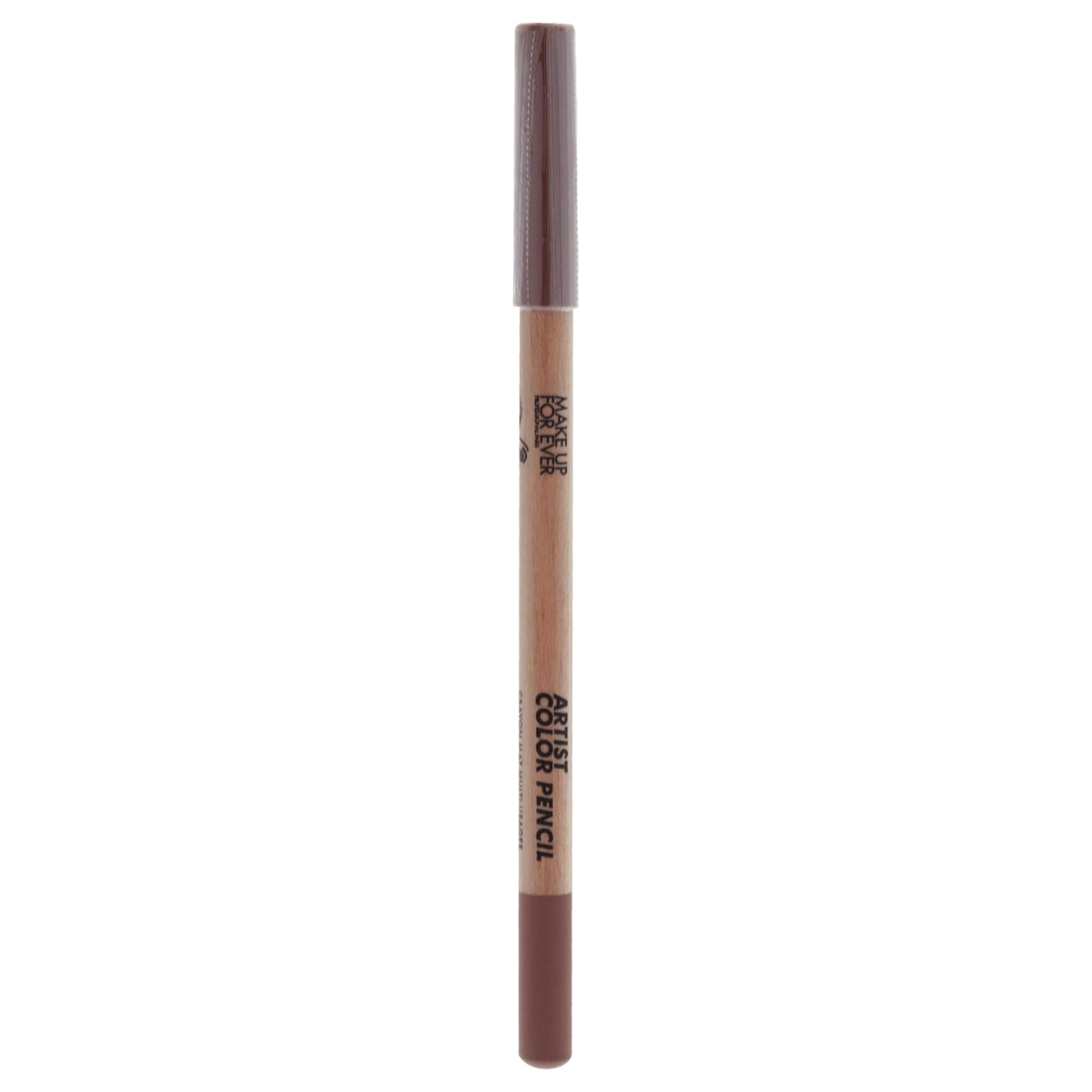 Make Up For Ever pencil front packaging showing shade and compact size for travel