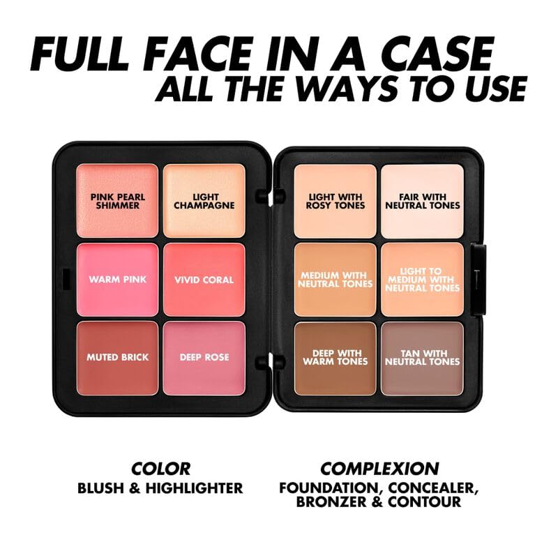 Make Up For Ever open palette with 12 cream shades for mixing and matching