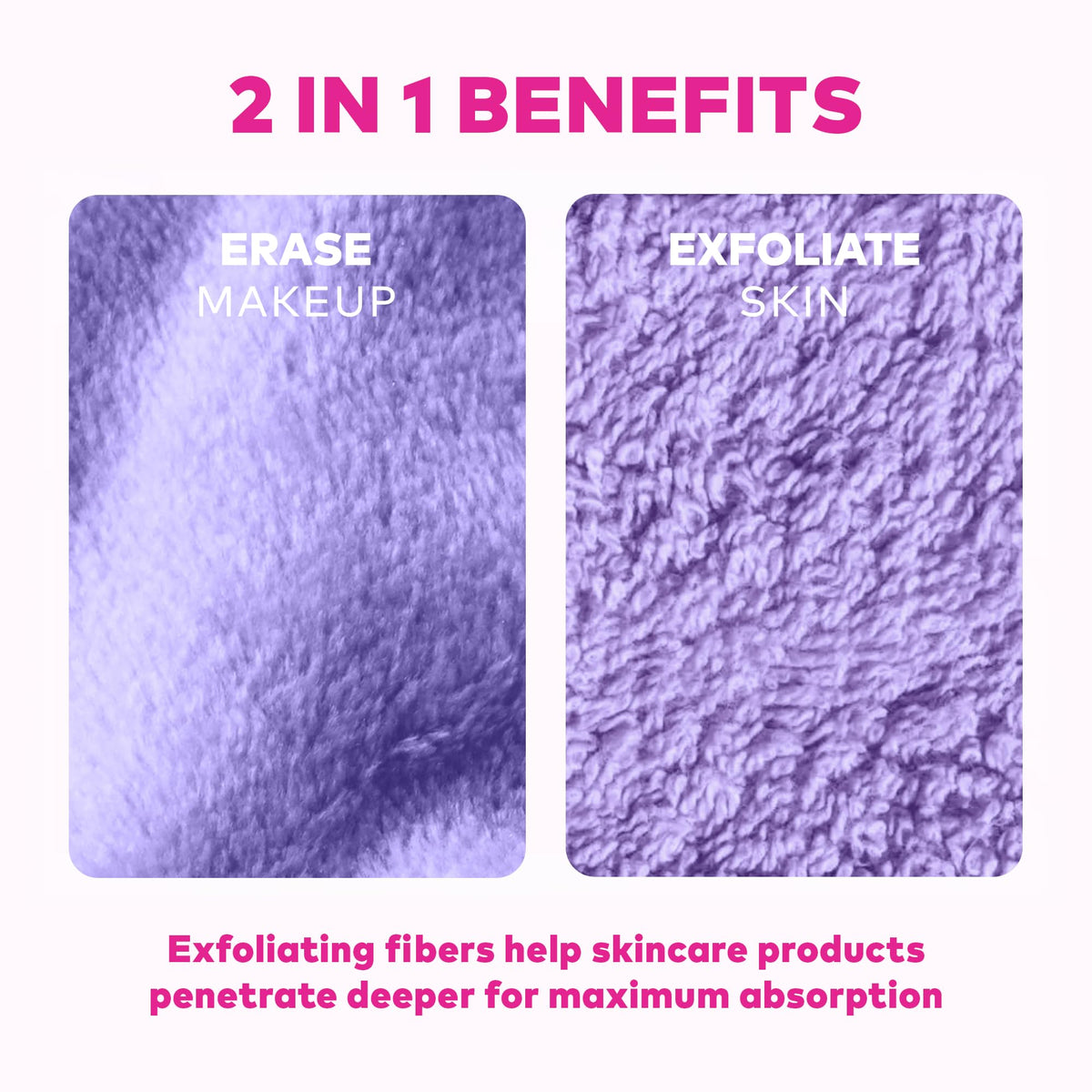 MakeUp Eraser neatly packed in travel pouch for sustainable routines