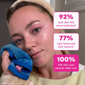 MakeUp Eraser PRO on bathroom counter highlighting eco-friendly reusable benefit