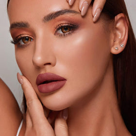 MAKI YIKA swatches on skin illustrating true DINNER TIME shade and color payoff benefit