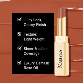 MAKI YIKA lip application close-up showing seamless coverage and comfort