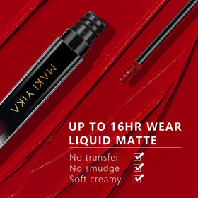 MAKI YIKA liquid texture swipe demonstrating smooth glide and full coverage