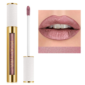 MAKI YIKA front packaging highlighting metallic pink shine and lasting wear