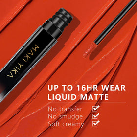 MAKI YIKA texture close-up smooth matte finish illustrating lightweight non-greasy feel
