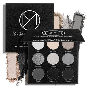MAKI YIKA front packaging showing nine monochrome shades and compact benefit