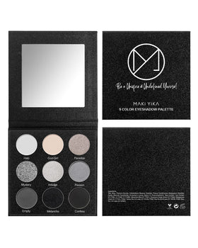 MAKI YIKA palette label and ingredients listing for ingredient awareness