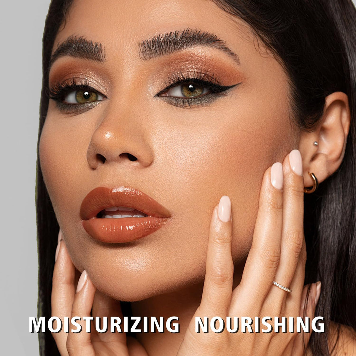 MAKI YIKA swatch on arm showing true milk brown color payoff benefit