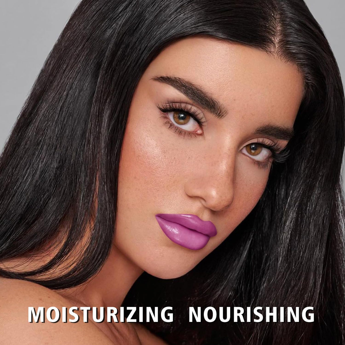 MAKI YIKA texture close-up highlighting glossy lavender sheen and moisture