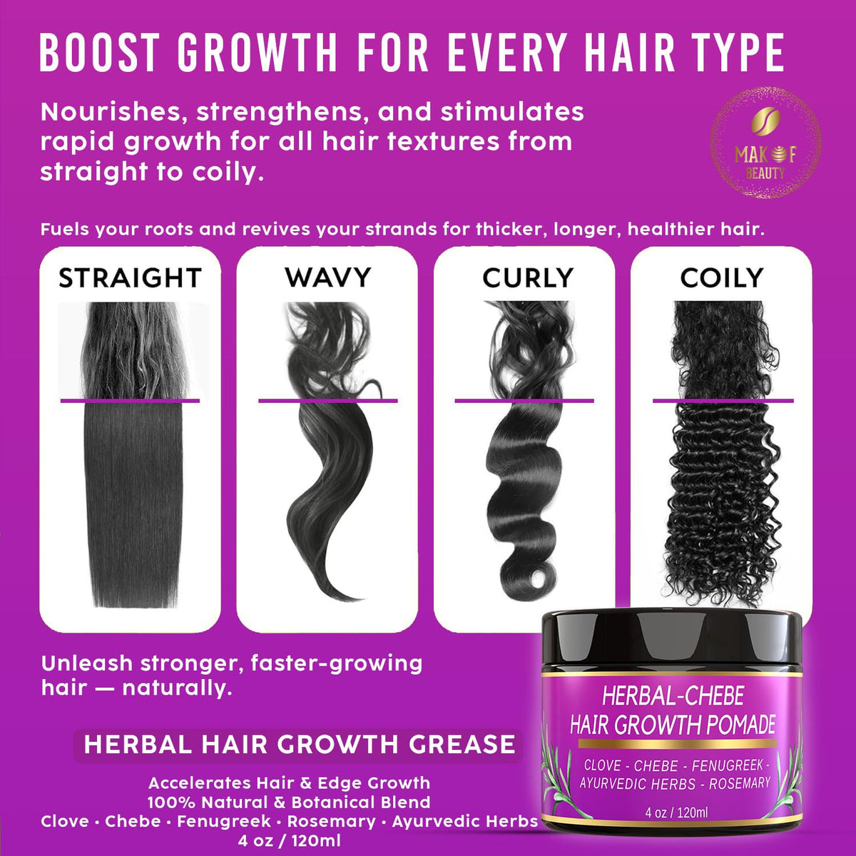 MAKOF BEAUTY setup for hot oil treatment demonstrating deep conditioning use
