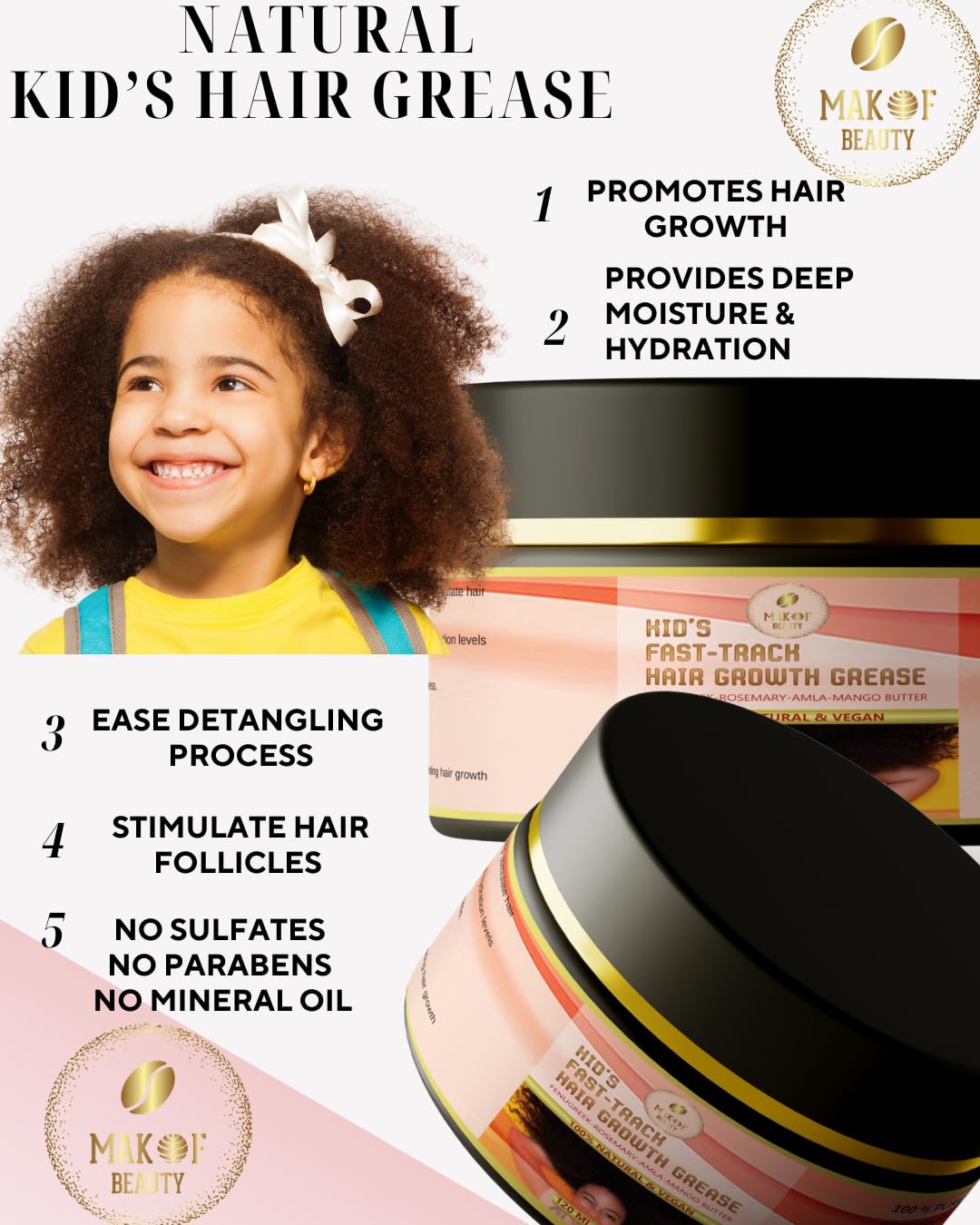 MAKOF BEAUTY open tub texture close-up demonstrating creamy spreadability benefit