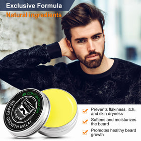 MALE GOD applying beard oil to beard for softer, healthier hair