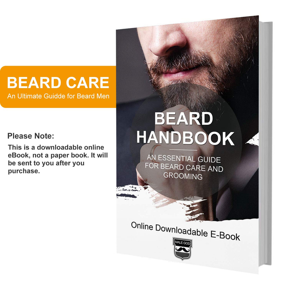 MALE GOD ebook and product labels, guides routine and ingredient info