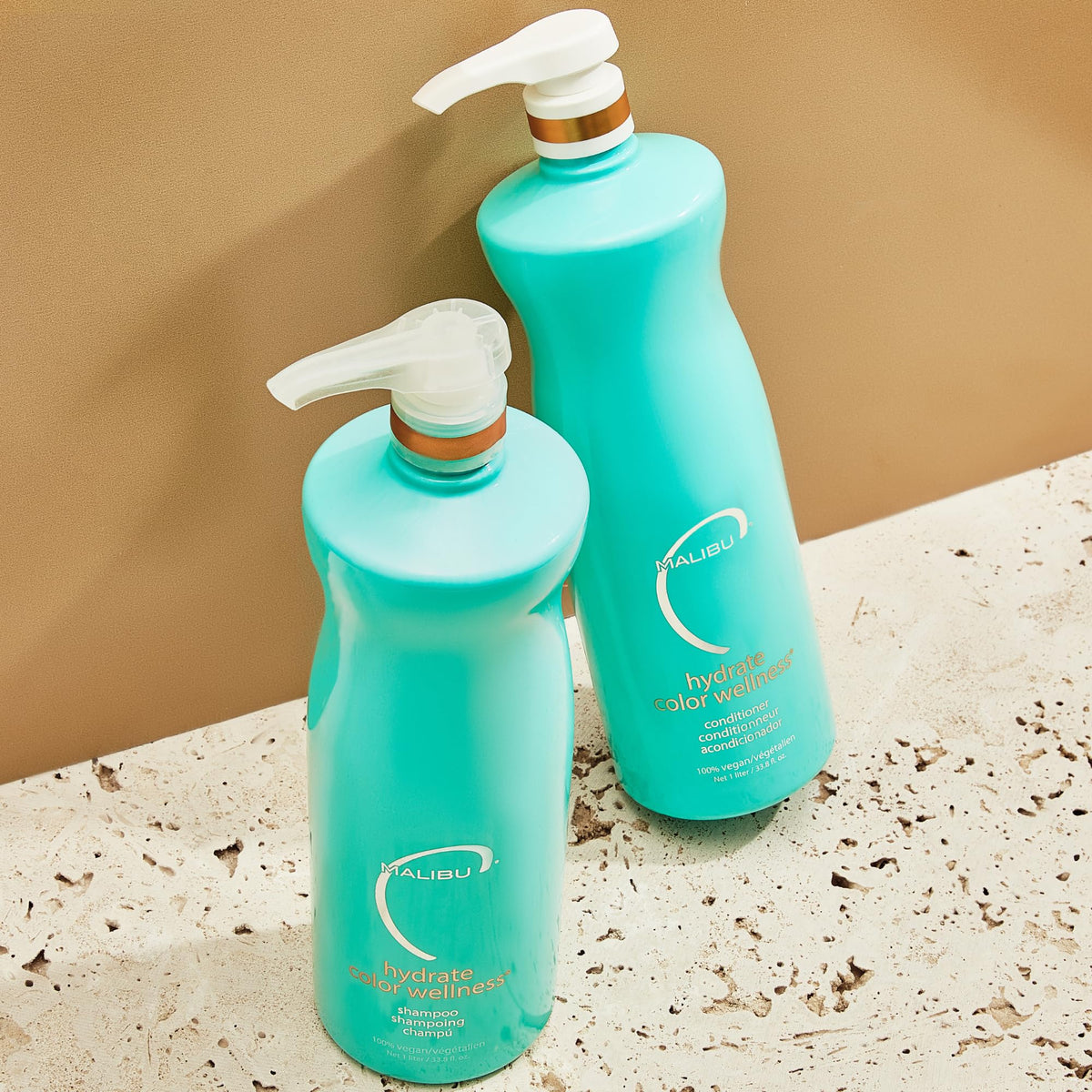 Malibu C conditioner creamy pour texture restoring hydration and smoothness