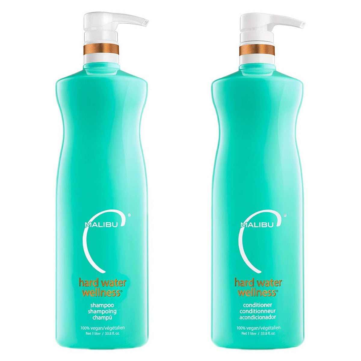 Malibu C duo front packaging showing bottles and clear product benefits
