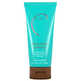 Malibu C front packaging travel shampoo showing label and benefits