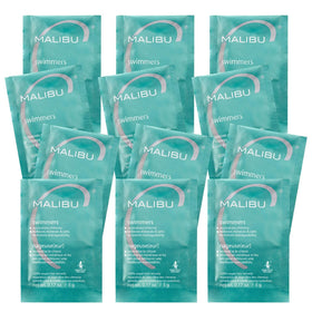 Malibu C front packet packaging showing product name and compact convenience