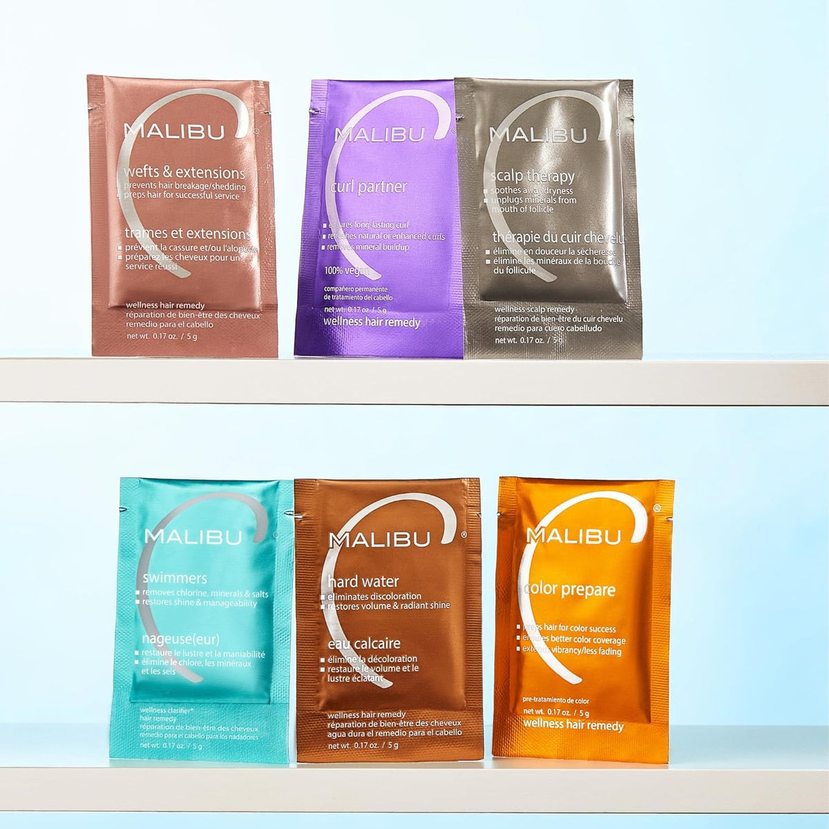 Malibu C ingredient label detail highlighting vegan formula and transparency