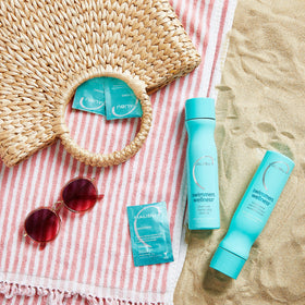 Malibu C natural ingredients shea and macadamia showing moisturizing benefit
