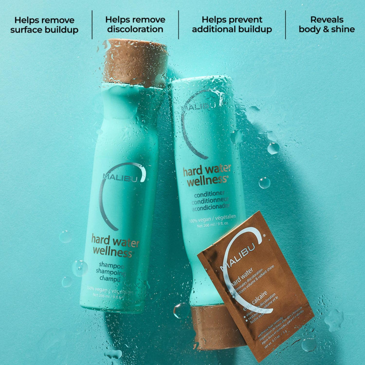 Malibu C texture close-up foam demonstrating gentle cleansing