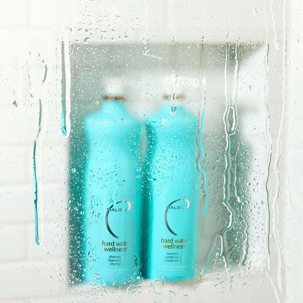 Malibu C shampoo pump dispensing clarifying formula for effective cleansing