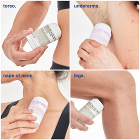 MALIN+GOETZ stick open demonstrating easy swipe application benefit