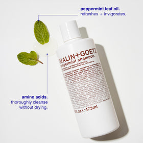 Malin + Goetz pump dispensing shampoo for controlled use and minimal waste