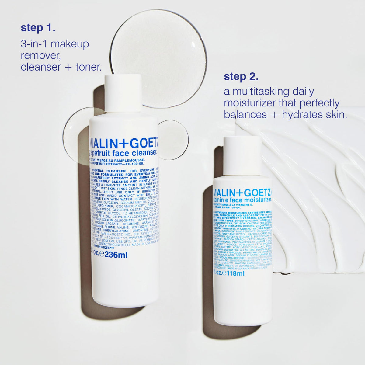 MALIN+GOETZ grapefruit extract close-up showcasing natural brightening ingredient