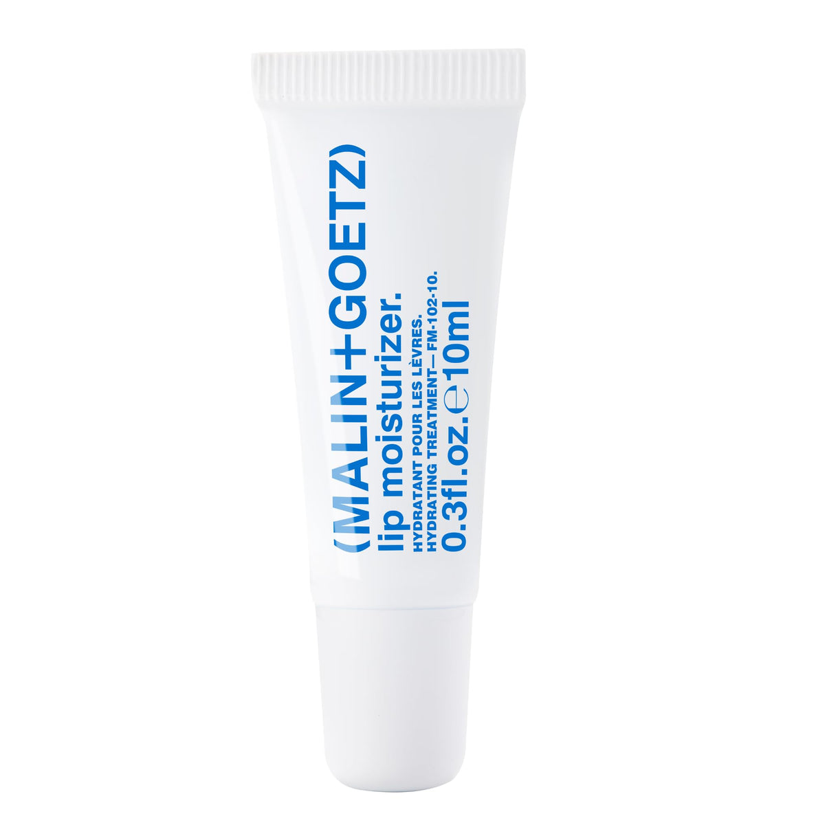 MALIN+GOETZ front tube view showing clean packaging and compact size