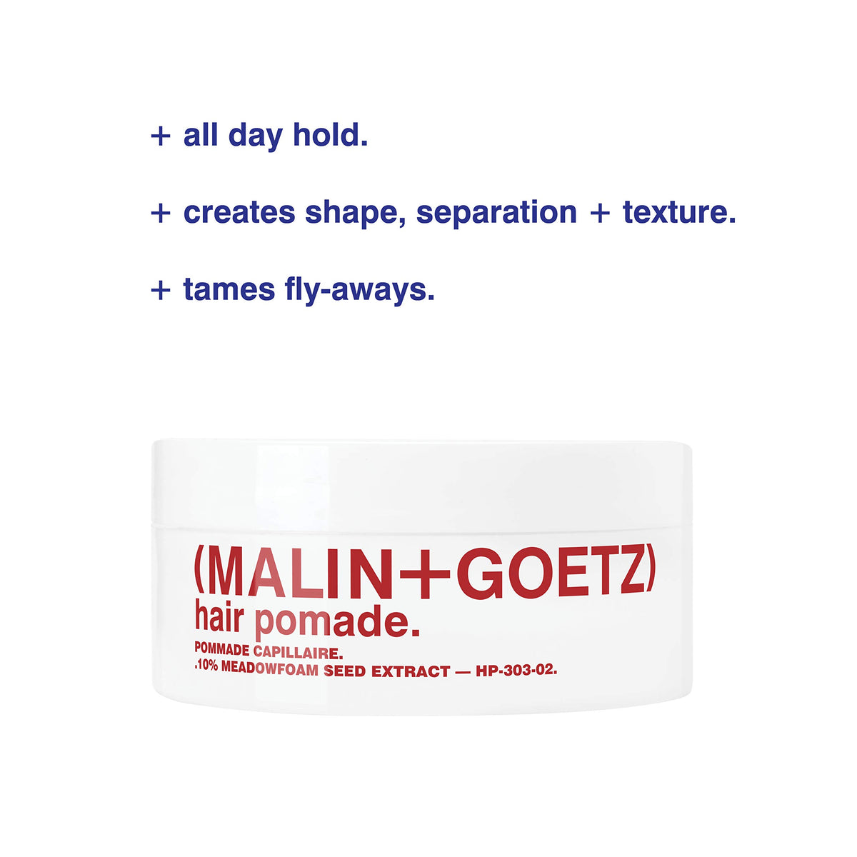MALIN+GOETZ beeswax scoop staged to highlight natural structuring ingredient