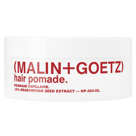 MALIN+GOETZ jar front view showing clean packaging and firm-hold pomade