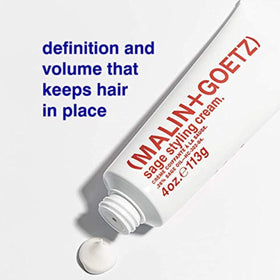 MALIN+GOETZ cream on hands demonstrating easy application and smooth control