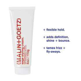 MALIN+GOETZ applied to curls demonstrating frizz control and definition