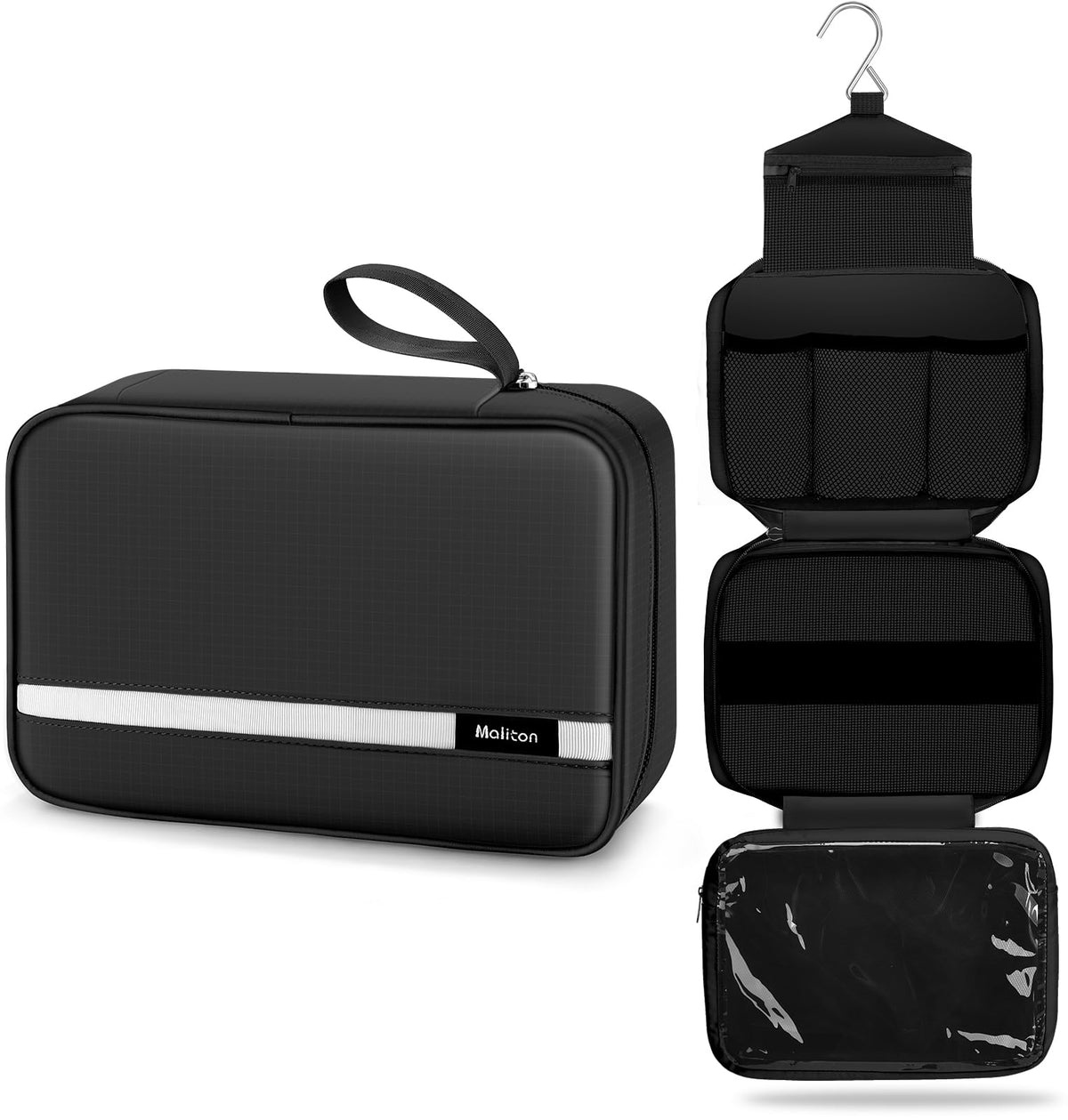 Maliton front view showing compact organizer and quick-packing benefit