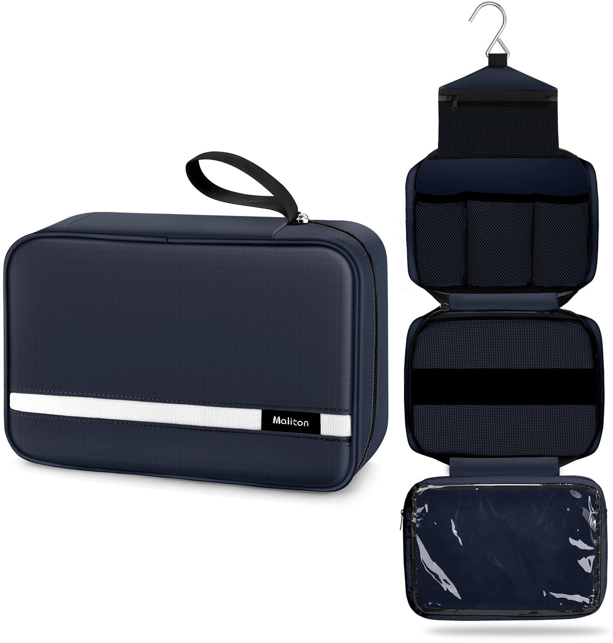 Maliton front view closed showing slim profile and travel-ready design