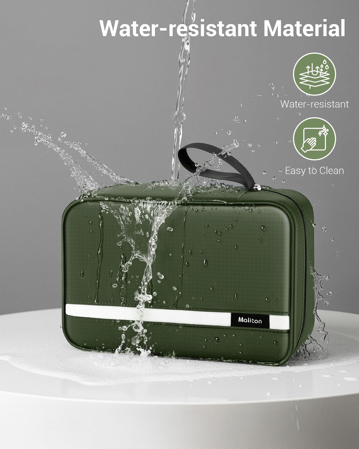 Maliton mesh ventilated pocket detail draining damp items quickly