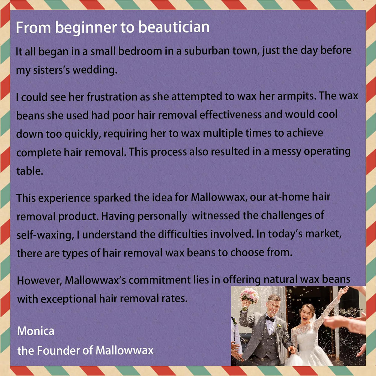 Mallowwax label close-up showing natural lavender source and ingredient clarity