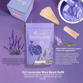 mallowwax lifestyle bathroom setting showing at-home waxing convenience and privacy