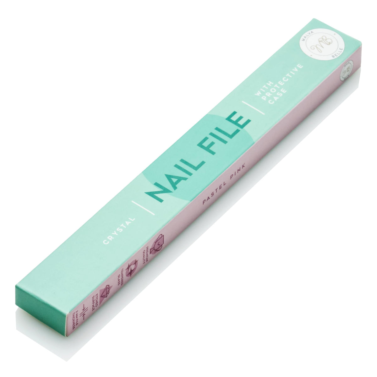 Malva Belle smoothing a nail edge demonstrating gentle finish advantage
